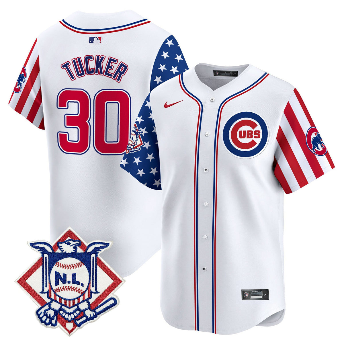 Chicago Cubs Men 2025 Fourth Of July Vapor Premier V2 Limited Jersey
