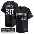Chicago Cubs Men Gothic North Side Edition Vapor Premier V2 Limited Jersey