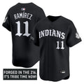 Cleveland Indians Men Old English Edition Vapor Premier Limited Jersey