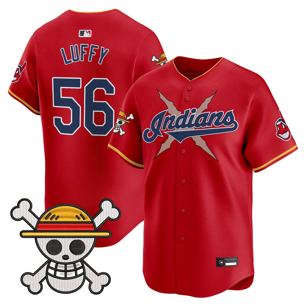 Cleveland Indians Men X One Piece Vapor Premier Limited Jersey