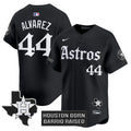 Houston Astros Men Gothic Edition Vapor Premier Limited Jersey