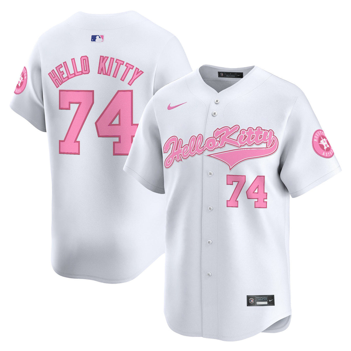 Houston Astros Men Hello Kitty Vapor Premier Limited Jersey