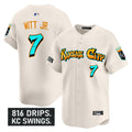 Kansas City Royals Men Graffiti Crown Drop Edition Vapor Premier Limited Jersey
