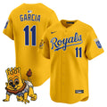 Kansas City Royals Men Sluggerrr Patch Vapor Premier Limited Jersey