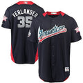 Justin Verlander #35 American League Majestic Mens 2018 Star Game Home Run Derby Player Jersey - Navy
