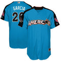 Avisail Garcia #26 Chicago White Sox Majestic Mens 2017 American League Star Game Home Run Derby Player Jersey - Blue