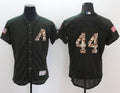 Paul Goldschmidt #44 Arizona Diamondbacks Mens Flexbase Authentic Salute To Service Jersey - Green