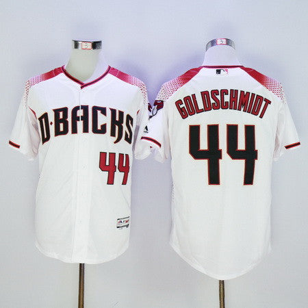 Paul Goldschmidt #44 Arizona Diamondbacks Majestic Mens 2016 Home Brick Flexbase Limited Baseball Jersey - White