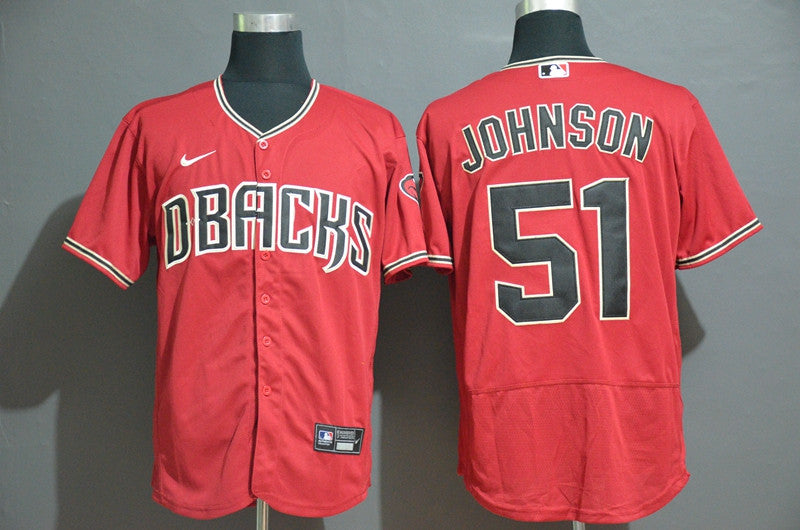 Randy Johnson #51 Arizona Diamondbacks Nike Mens Limited Flex Base Jersey - Red