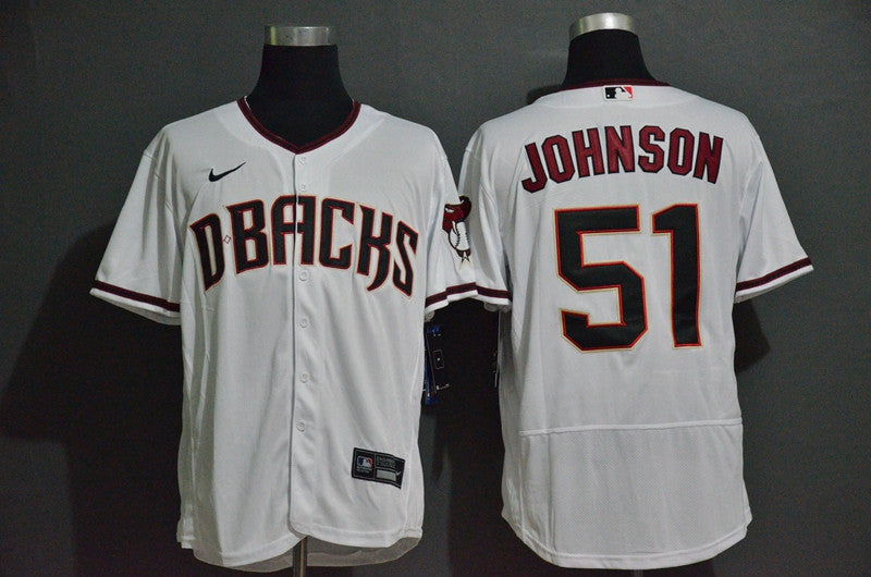Randy Johnson #51 Arizona Diamondbacks Nike Mens Limited Flex Base Jersey - White