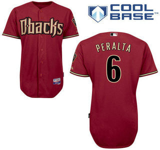 David Peralta #6 Arizona Diamondbacks Mens Alternate Limited Cool Base Jersey - Red