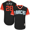 Jd Martinez #28 Arizona Diamondbacks Majestic Mens 2017 Flaco Players Weekend Authentic Jersey - Black