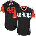Randall Delgado Arizona Diamondbacks Majestic Mens 2017 Pupi Players Weekend Authentic Jersey - Black