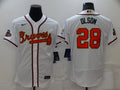 Matt Olson #28 Atlanta Braves Mens 2022 World Series Champions Program Limited Flex Base Baseball Jersey - White Gold