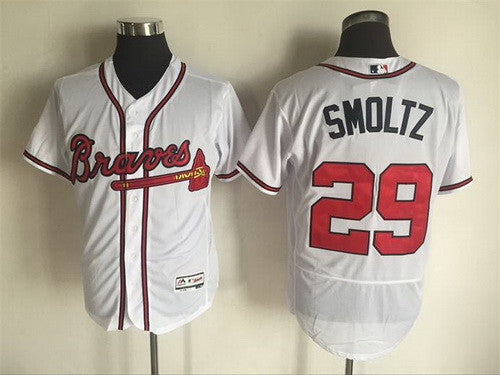 John Smoltz #29 Atlanta Braves Majestic Mens 2016 Retired Flexbase Limited Baseball Jersey - White