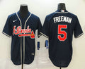 Freddie Freeman #5 Atlanta Braves Nike Mens Limited Cool Base Jersey - Navy Blue