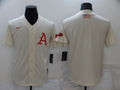 Atlanta Braves Nike Mens Limited Blank Cool Base Jersey - Cream