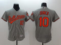 Adam Jones #10 Baltimore Orioles Mens Flexbase Authentic Jersey - Grey