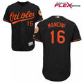 Trey Mancini #16 Baltimore Orioles Majestic Mens Road Limited Flex Base Jersey - Black