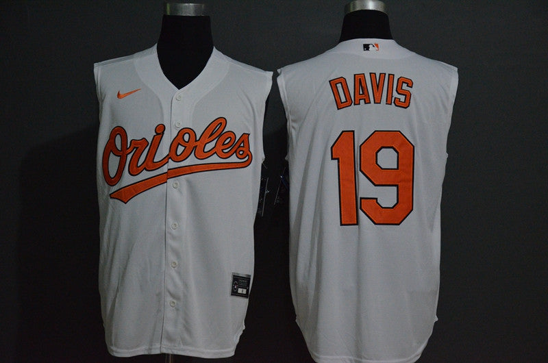 Chris Davis #19 Baltimore Orioles Nike Mens 2020 Cool Refreshing Sleeveless Fan Limited Jersey - White