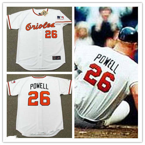 Boog Powell #26 Baltimore Orioles Majestic Mens 1969 Cooperstown Home Limited Baseball Jersey - White