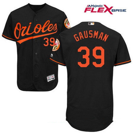 Kevin Gausman #39 Baltimore Orioles Majestic Mens Alternate Limited Flex Base Jersey - Black