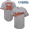 Kevin Gausman #39 Baltimore Orioles Majestic Mens Road Limited Cool Base Jersey - Gray
