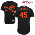 Black Alternate #45 Baltimore Orioles Majestic Mens Mark Trumbo Limited Flex Base Jersey