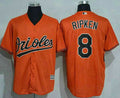 Cal Ripken #8 Baltimore Orioles Mens Limited Cool Base Jersey - Orange
