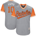 Adam Jones #10 Baltimore Orioles Majestic Mens 2017 Pappo Players Weekend Authentic Jersey - Gray