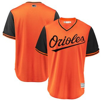 Baltimore Orioles Majestic Mens 2018 Blank Players Weekend Limited Team Jersey - Orange