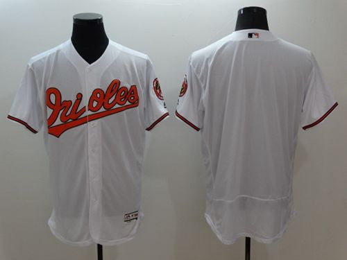 Baltimore Orioles Mens Blank Flexbase Authentic Jersey - White
