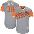 Wade Miley Baltimore Orioles Majestic Mens 2017 Miley Players Weekend Authentic Jersey - Gray
