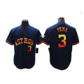Jeremy Pena #3 Houston Astros Men'S Baseball Rainbow Limited Jersey - Navy