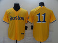 Rafael Devers #11 Boston Red Sox Nike Mens 2021 City Connect Limited Cool Base Jersey - Gold