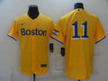 Rafael Devers #11 Boston Red Sox Nike Mens 2021 City Connect Limited Flex Base Jersey - Gold