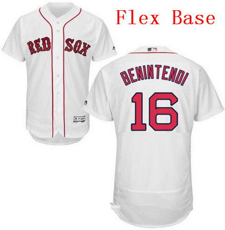 Andrew Benintendi #16 Boston Red Sox Majestic Mens Home Limited Flex Base Jersey - White