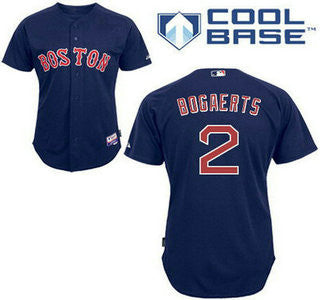 Xander Bogaerts #2 Boston Red Sox Mens Alternate Limited Cool Base Jersey - Navy Blue