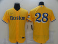 Jd Martinez #28 Boston Red Sox Nike Mens 2021 City Connect Limited Flex Base Jersey - Gold