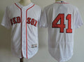 Chris Sale #41 Boston Red Sox Majestic Mens No Name Home Limited Flex Base Jersey - White