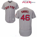 Craig Kimbrel #46 Boston Red Sox Majestic Mens Road Limited Flex Base Jersey - Gray