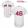 Craig Kimbrel #46 Boston Red Sox Majestic Mens Home Limited Flex Base Jersey - White