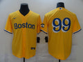 Alex Verdugo #99 Boston Red Sox Nike Mens 2021 City Connect Limited Cool Base Jersey - Gold
