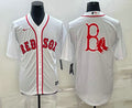 Big Logo Boston Red Sox Nike Mens Limited Cool Base Jersey - White