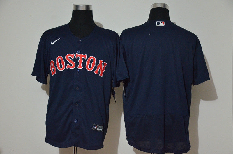 Boston Red Sox Nike Mens Limited Blank Flex Base Jersey - Navy Blue