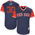 Chris Young Boston Red Sox Majestic Mens 2017 Cy Players Weekend Authentic Jersey - Navy