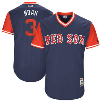 Sandy Leon Boston Red Sox Majestic Mens 2017 Noah Players Weekend Authentic Jersey - Navy