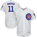 Yu Darvish #11 Chicago Cubs Majestic Mens Authentic Flex Base Player Jersey - White