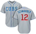 Kyle Schwarber #12 Chicago Cubs Mens 2014 Alternate Limited Cool Base Jersey - Gray