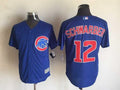 Kyle Schwarber #12 Chicago Cubs Mens 2015 Alternate Limited Cool Base Jersey - Blue
